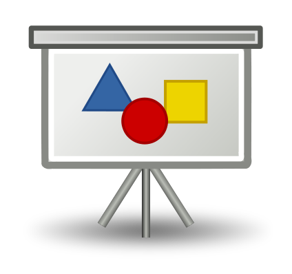 Slides icon, RRZE, https://commons.wikimedia.org/wiki/File:Slide.svg